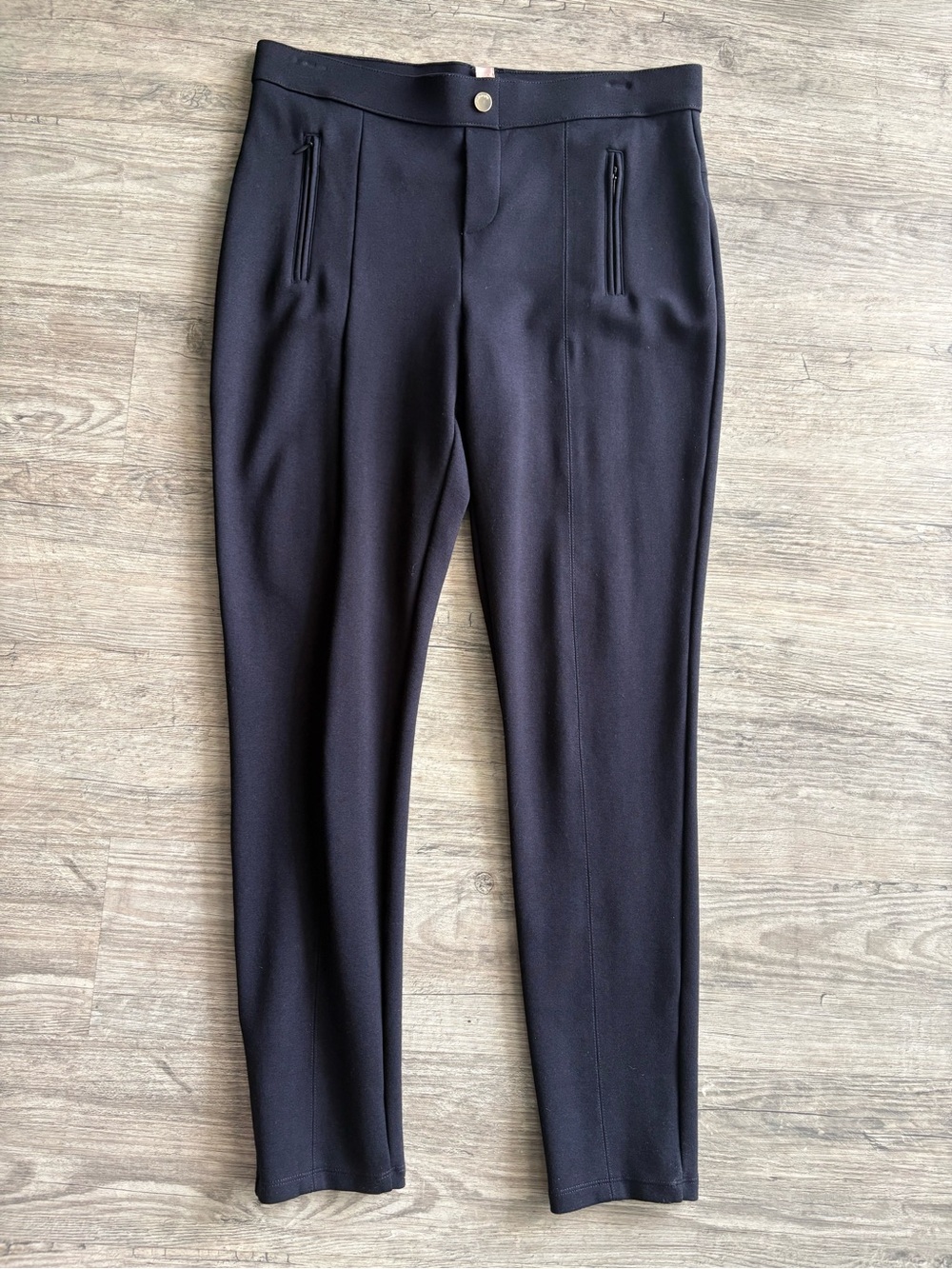 Philosophy Republic pull on skinny leg deep blue women’s dress pants, size 10